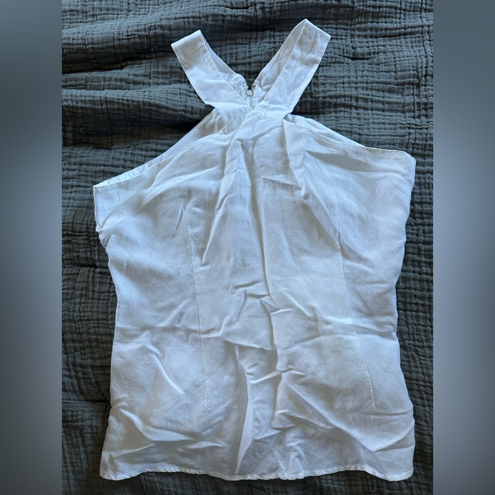 Ann Loft white top